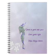 Verfeinertes ruhiges Spiralnotizbuch