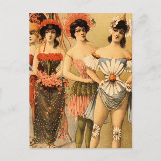 Verfeinertes Vaudeville Postkarte (Vorderseite)