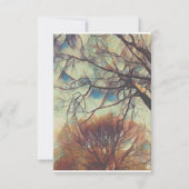 Verfestigte Glaszweige Einladung (Vorderseite)