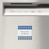 Verfestigter Glaseffekt: Muster der Bläschen. Magnet (In Situ (Geschirrspüler))