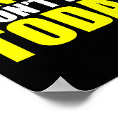 Verflixt! Ich mag heute nicht. Ich mag Leute nicht Poster (Ecke)