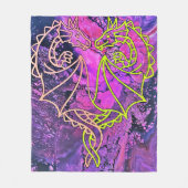 Verflochtene Drachen Fleecedecke (Vorderseite)