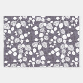 Verflochtenes Blattwerk-Kronendach Moderne Botanis Geschenkpapier Set (Vorderseite)