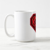 Verflochtenes Herz der Liebe Kaffeetasse (Links)
