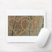 Verflochtenes Herzen verwirrtes romantisches Mousepad (Mit Mouse)