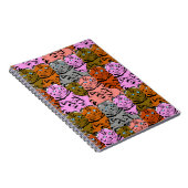 Verfluchte Bilder von Katzen Tierkunst Notizblock (Rechte Seite)