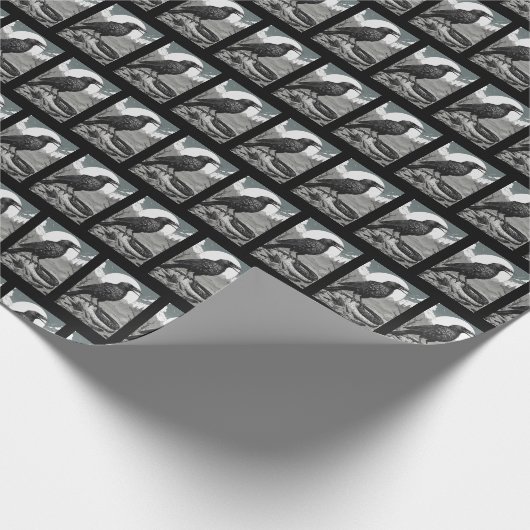 verfluchte Federn Geschenkpapier (Ecke)