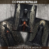 Verfluchte gotische Soul und Dämonen Geschenkpapier Set