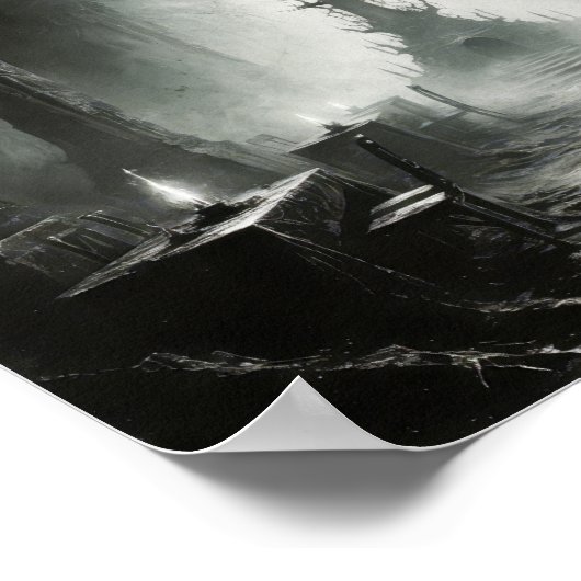 Verfluchte Kirche des Bösen Poster (Ecke)