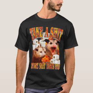 Verfluchte Opossum unangebrachter sarkastischer Hu T-Shirt