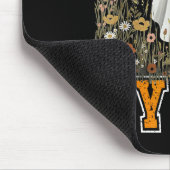 Verfluchte Sechs Sieben 6 7 Meme 67 Skeletthand Ha Mousepad (Ecke)
