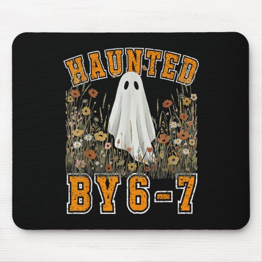 Verfluchte Sechs Sieben 6 7 Meme 67 Skeletthand Ha Mousepad (Vorne)