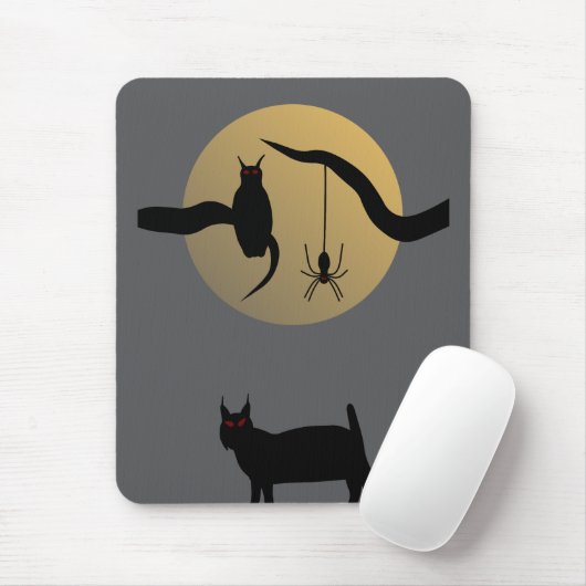 Verfluchte Vollmond-Mauspad Mousepad (Mit Mouse)