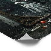 Verfluchtes Kind in einem Dämonenspiegel Poster (Ecke)