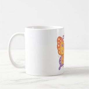 Verfolge deine Träume Süße Butterfly-Illustration Kaffeetasse