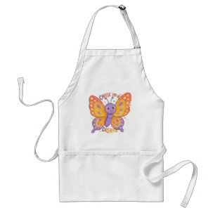 Verfolge deine Träume Süße Schmetterling-Illustrat Schürze