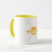 Verfolge die Sonne Tasse (Vorderseite Links)