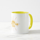 Verfolge die Sonne Tasse (VorderseiteRechts)