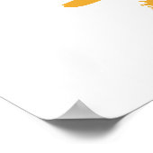 Verfolge kein Glück, erschaffe es Poster (Ecke)