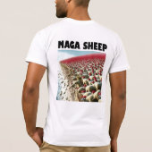 Verfolge nicht den T - Shirt der Maga Sheep Men (Rückseite)