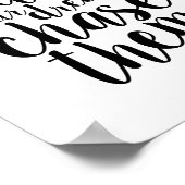 Verfolge Träume nicht, hintersuche sie auf Inspira Poster (Ecke)