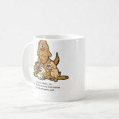 Verfolgen Sie das Sitzen/förderndes Einzelteil der Kaffeetasse (Vorderseite Links)