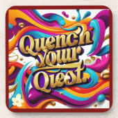 "Verfolgen Sie Exzellenz" Getränkeuntersetzer (Vorderseite)