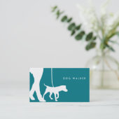 Verfolgen Sie gehende Visitenkarte 3,5" x 2,0", (Stehend Vorderseite)