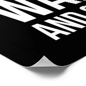 Verfolgen Sie Ihre Träume - Gym, Hustle, Erfolg, I Poster (Ecke)