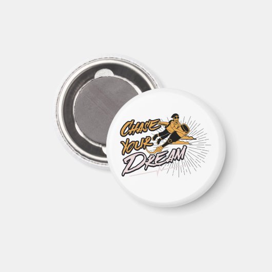 Verfolgen Sie Ihren Traum | Inspirationsangebot Magnet (Vorderseite/Rückseite)