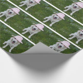 verfolgen Sie Packpapier, Ihr Haustier auf Geschenkpapier (Ecke)