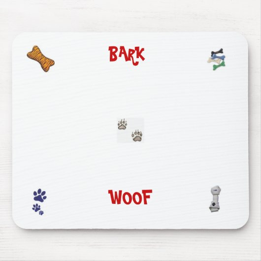 VERFOLGEN Sie TATZEN, Hundespielzeug, Mousepad (Vorne)