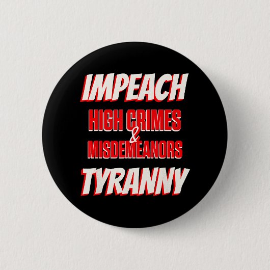 Verfolgen Sie Trumps High Crimes Misshandlungen de Button (Vorderseite)