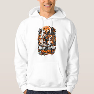 Verfolgender Welpe Energie Beagle Halloween-Geiste Hoodie