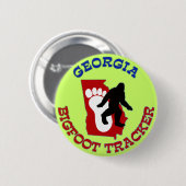 Verfolger Georgia Bigfoot Button (Vorne & Hinten)