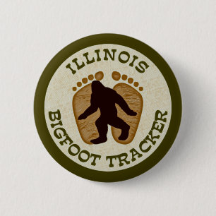 Verfolger Illinois Bigfoot Button