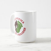 Verfolger Oklahomas Bigfoot Kaffeetasse (Vorderseite Links)
