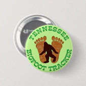 Verfolger Tennessees Bigfoot Button (Vorne & Hinten)