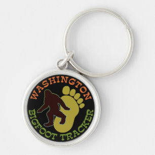 Verfolger Washingtons Bigfoot Schlüsselanhänger