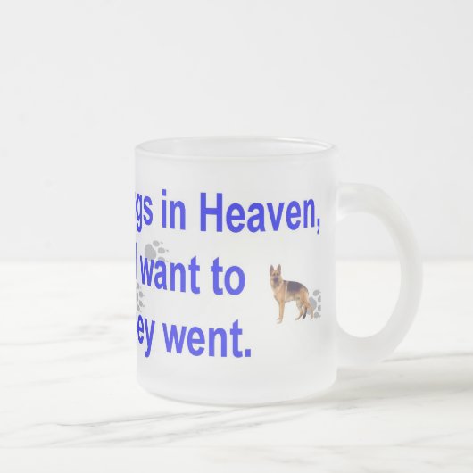 verfolgt Himmel Mattglastasse (Rechts)