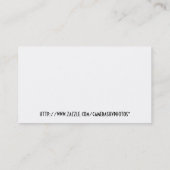 verfolgt Leben-Visitenkarte Visitenkarte (Rückseite)