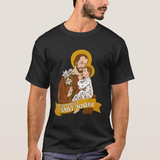 Verfolgung des heiligen Joseph und des Kindes Jesu T-Shirt (Vorderseite)
