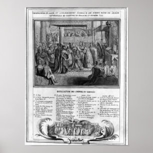 Verfolgung und Krönung von Henri IV Poster