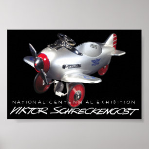 Verfolgungs-Flugzeug-Plakat Poster