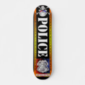 Verfolgungs-Polizei verschalt Skateboard (Vorne)