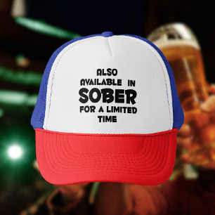 Verfügbar in SOBER für begrenzte Zeit lustig Truckerkappe