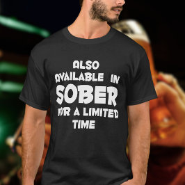 Verfügbar in SOBER für begrenzte Zeit lustige Kreu T-Shirt