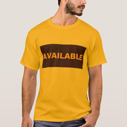 verfügbar T-Shirt (Vorderseite)