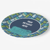 Verfügbare Kameras - benutzerdefinierte Meldung Pappteller (Schrägansicht)