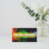 Verfügbare Vape Puff Bar Black Business Card Visitenkarte (Stehend Vorderseite)